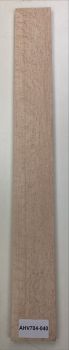 Fretboard Bird's Eye Maple white 720x81x11mm Unique Piece #040